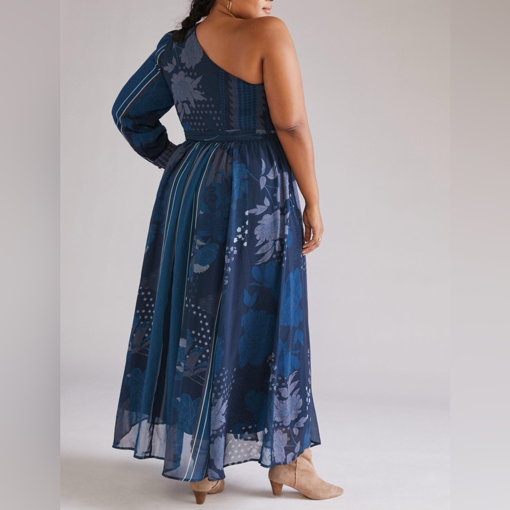 Anthropologie Nikita Mhaisalkar One Shoulder Maxi Dress - Picture 2 of 9